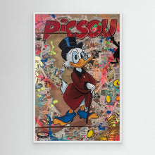 Laden Sie das Bild in den Galerie-Viewer, Picsou impression sur toile de l'œuvre originale de Vincent STREIFF