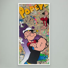 Laden Sie das Bild in den Galerie-Viewer, Popeye &amp; Olive Pop Art impression de l'œuvre originale de Vincent STREIFF