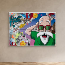 Cargar imagen en el visor de la galería, Tortue Géniale reproduction officielle sur toile de l'œuvre de Vincent STREIFF
