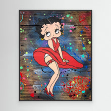 Charger l'image dans la galerie, Betty Boop Rouge impression de l'œuvre originale de Vincent STREIFF