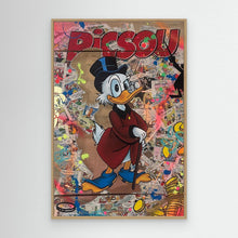 Laden Sie das Bild in den Galerie-Viewer, Picsou impression sur toile de l'œuvre originale de Vincent STREIFF