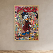 Laden Sie das Bild in den Galerie-Viewer, Picsou impression sur toile de l'œuvre originale de Vincent STREIFF