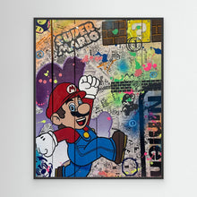 Charger l'image dans la galerie, Super Mario impression sur toile de l'œuvre originale de Vincent STREIFF