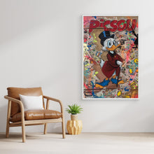 Laden Sie das Bild in den Galerie-Viewer, Picsou impression sur toile de l'œuvre originale de Vincent STREIFF